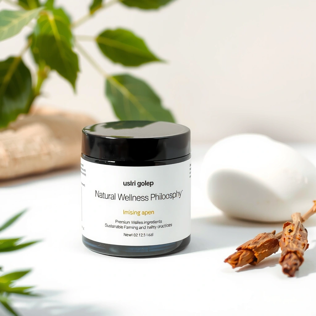 Natural wellness philosophy - premium ingredients and sustainable sourcing